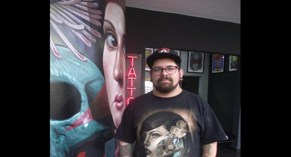 Zhimpa Moreno es un artista plástico que se dedica a hacer tatuajes de calidad. (Foto: Peru.com)