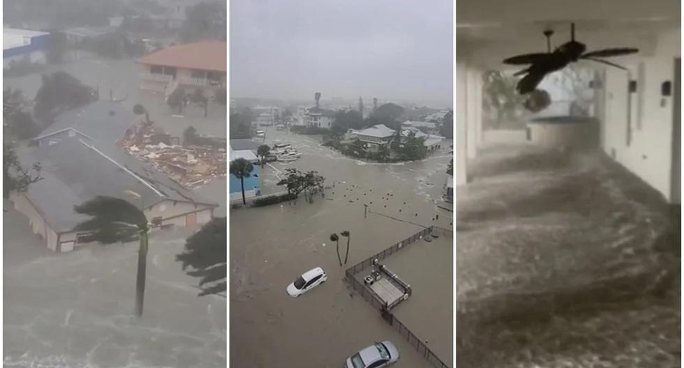 Huracán Ian En Florida Los Videos Del Monstruoso Ciclón Que Tocó Tierra En Cayo Costa Estados 