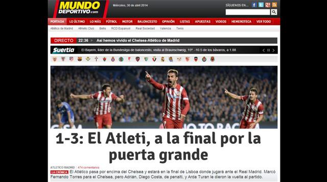 Atlético de Madrid finalista: así informaron las webs españolas - 2
