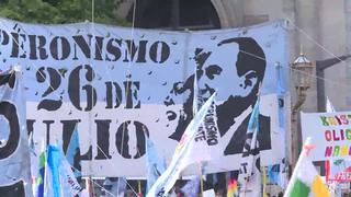 Multitudinaria fiesta popular en Buenos Aires para celebrar gobierno de Fernández