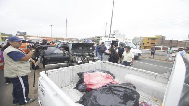 La Molina: mujer falleció tras empotrar camioneta contra camión - 2