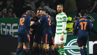 Valencia derrotó 2-0 a Celtic por la ida de los dieciseisavos de final de la Europa League | VIDEO
