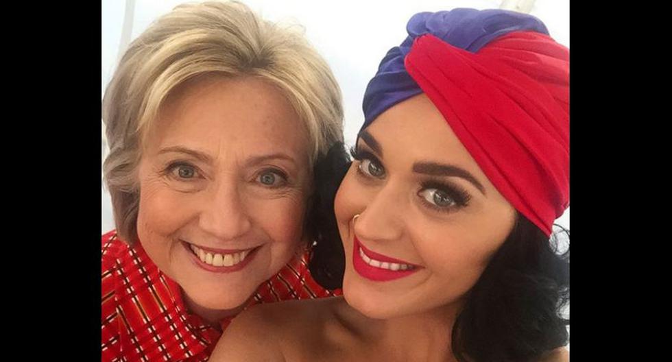 Katy Perry y Hillary Clinton. (Foto: Instagram)