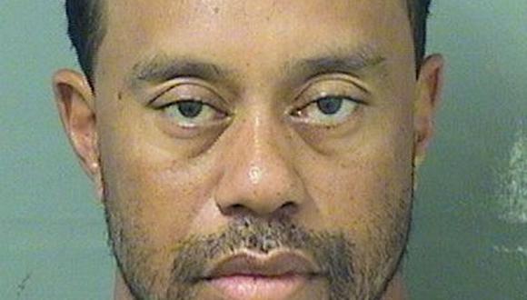La imagen de Tiger Woods que divulgó la policía después de su arresto. (Reuters).