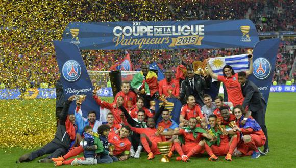 PSG goleó y alcanzó el título de la Copa de la Liga de Francia