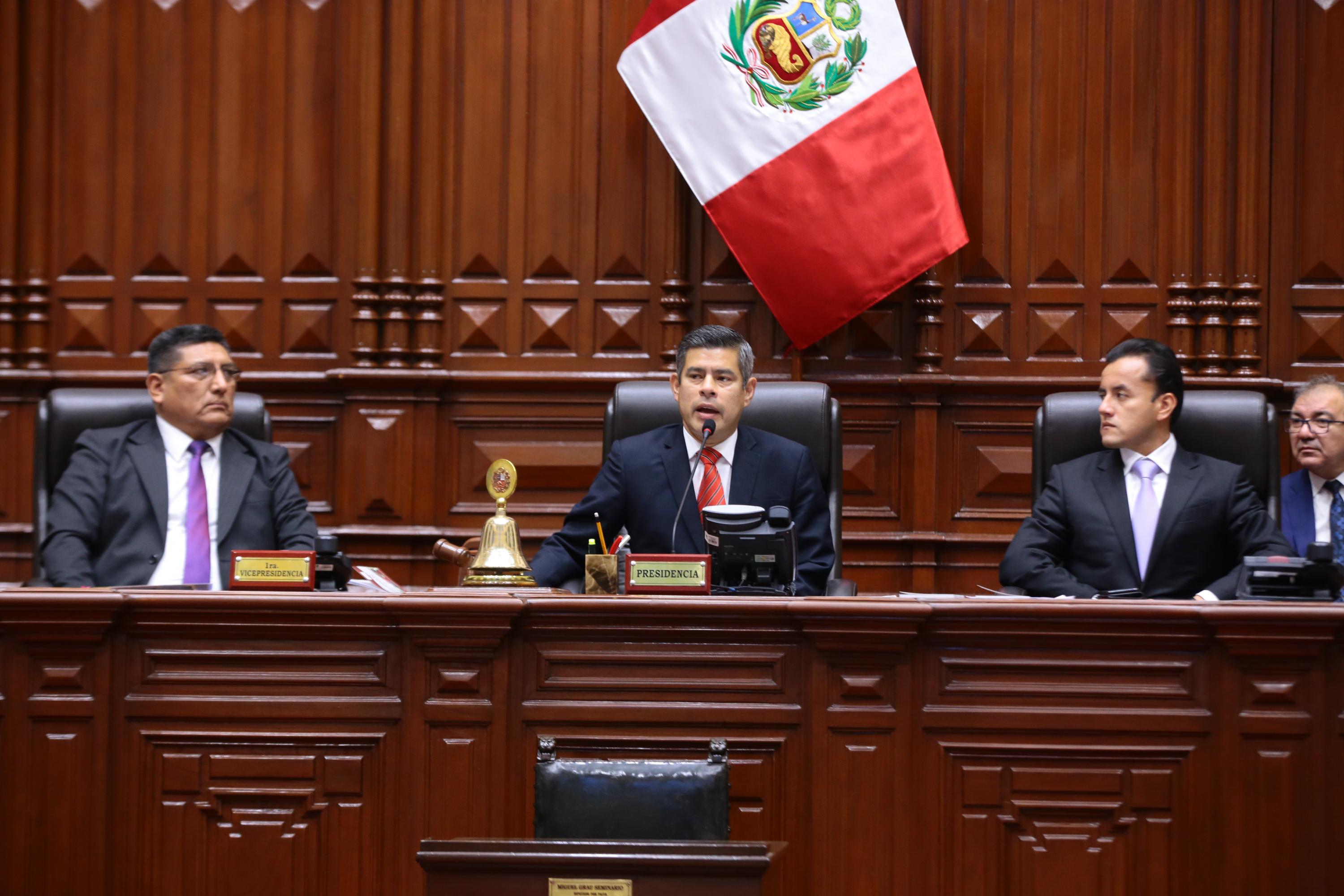 Como se recuerda, estos legisladores fueron acusados debido a la presunta compra de votos en la que habrían participado para desestimar la vacancia del ex presidente Pedro Pablo Kuczynski. (Foto: Congreso)