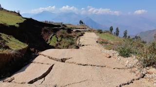 Apurímac: sismo ocasiona deslizamiento de tierra y más de 100 familias quedan aisladas | VIDEO 