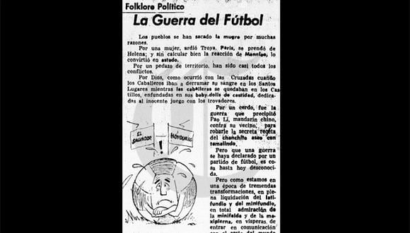 Así ocurrió: En 1969 estalla la 'Guerra del Fútbol'