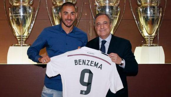 Karim Benzema renovó contrato con el Real Madrid hasta el 2019