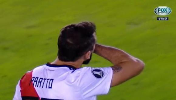 River vs. Inter: Pratto anotó sobre la hora la igualdad 2-2 en el Monumental por Libertadores | VIDEO. (Foto: Captura de pantalla)