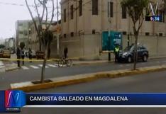 Magdalena: delincuentes roban y balean a cambista en avenida Sucre 