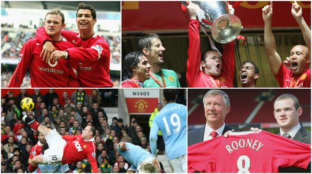 Wayne Rooney cumple una década en el Manchester United - 1