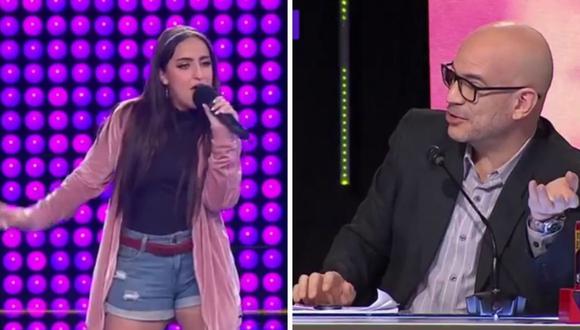 Una imitadora de Danna Paola encantó al jurado con su interpretación de "Mala Fama". (Foto: Captura Latina).