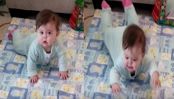 Curiosa bebé baila al ritmo de 'Cardi B' y el video de seguro te robará el corazón. (Foto: Captura YouTube)