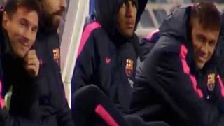 Barcelona: Messi y Neymar bromearon tras autogol de Jordi Alba