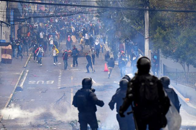 Decretan toque de queda nocturno en Ecuador tras manifestaciones. (Foto: AFP)