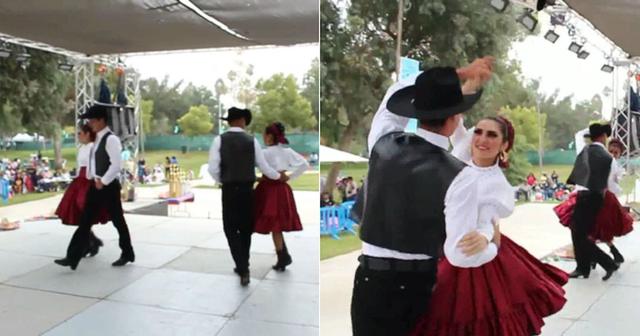 Las parejas  juntan su talento, la pasión por su tradición y los trajes típicos y brindaron un momento cálido a los amantes de la polka norteña mexicana. (Foto: Facebook)