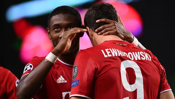 Bayern Munich vuelve a golear en fase eliminatoria y consigue la clasificación a la final de la Champions League el próximo 23 de agosto. (Foto: AFP)