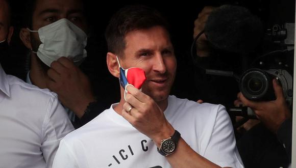 Detalle pasó desapercibido durante las primeras horas de Messi en París. (Foto: Agencias)