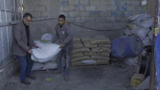 Ingeniero palestino convierte basura en materiales de construcción