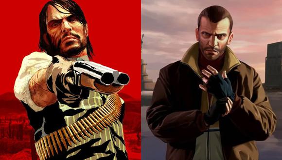Red Dead Redemption y GTA IV.