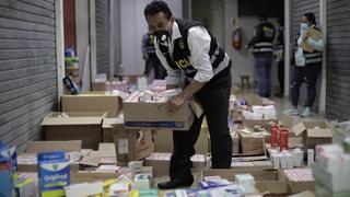 Policía incauta tonelada y media de medicamentos para tratar el COVID-19 en depósito clandestino en Cercado de Lima