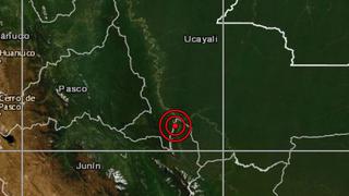 Ucayali: sismo de magnitud 4,3 se reportó en Atalaya, señala IGP