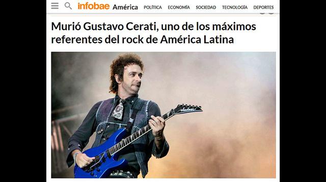 Murió Gustavo Cerati: así informó la prensa argentina - 4