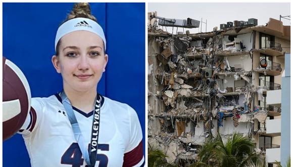 Deven González sobrevivió al colapso en Surfside y se disculpó por faltar a las prácticas de voleibol. (Foto: Sports Recruits | AFP)