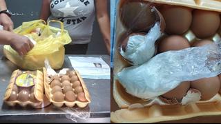 Arequipa: sorprenden a mujer que intentó ingresar droga oculta en huevos al penal de Socabaya