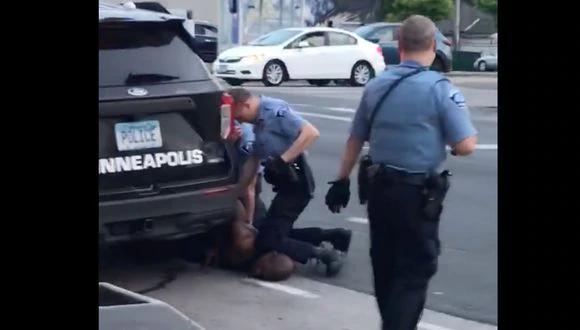 George Floyd murió a manos de la policía de Minneapolis, Estados Unidos. (Captura de video).