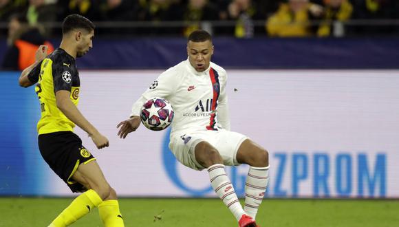 PSG perdió 2-1 ante Borussia Dortmund por la ida de los octavos de final de Champions League. (AP)