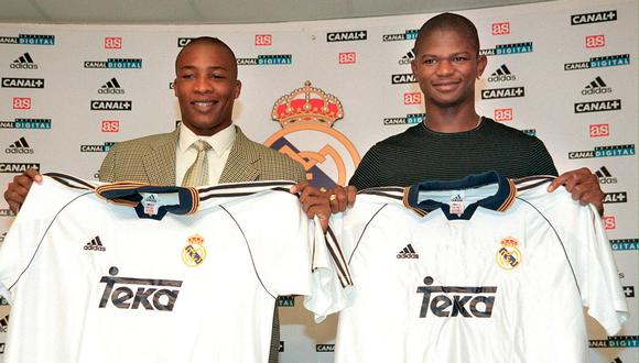 Edwin Congo (izquierda) fue jugador del Real Madrid | Foto: AFP