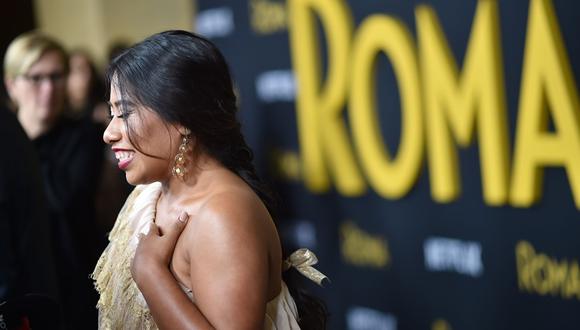 La mexicana Yalitza Aparicio es la revelación actoral del año con "Roma". (Foto: AFP)