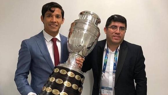 Matías Fernández entregará la Copa América al ganador del Perú-Brasil. (Foto: Instagram)