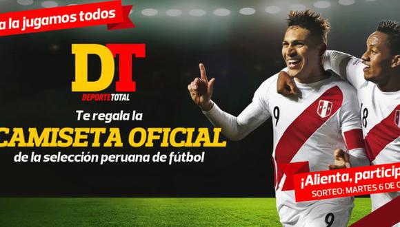Deporte Total te regala la camiseta de la selección peruana