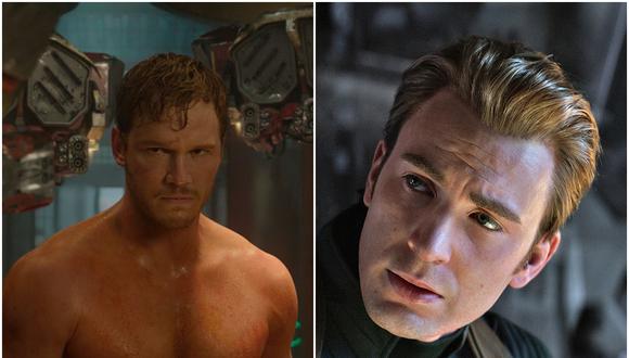 Chris Pratt audicionó por el rol de Capitán América, el cual finalmente le fue dado a  Chris Evans. Pratt luego conseguiría el papel principal de Star Lord en "Guardianes de la galaxia". (Fuente: Marvel Studios)