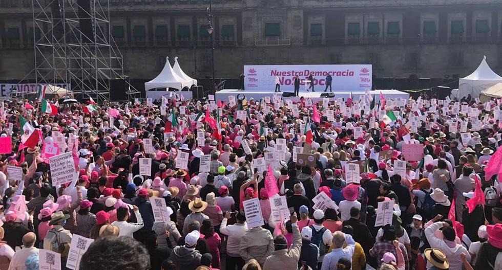 Mexico: tens of thousands of opponents demonstrate to demand a “free vote” in the presidential elections