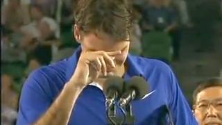 Nadal hizo llorar a Federer hace cinco años en Australia