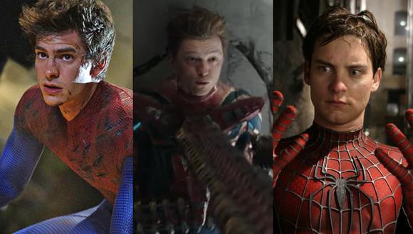 "Spiderman: No Way Home" lanzó nuevo tráiler y dejó en vilo a los fans, quienes tienen teorías sobre la posible aparición de los actores andrew Garfield y Tobey Maguire junto a Tom Holland. Fotos: Sony Pictures.