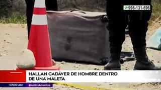 Chorrillos: hallan cadáver de hombre dentro de una maleta en los Pantanos de Villa | VIDEO