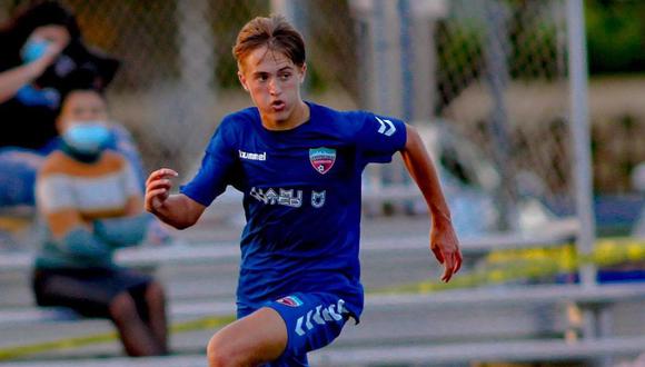 Daniel Vicich, el delantero de 19 años con triple nacionalidad que está a prueba en Alianza Lima |Foto: Instagram Daniel Vicich