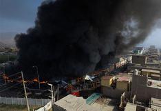 Lima: tres distritos están en emergencia ambiental tras el incendio