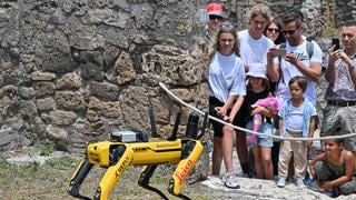 Un perro-robot es el nuevo vigilante de las ruinas de Pompeya