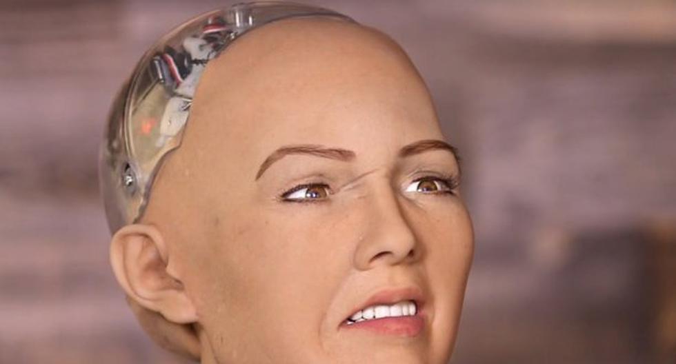 Sophia, el robot que quiere destruir a la humanidad. (Foto: Captura CBS)