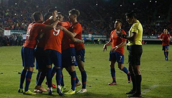 Chile goleó 4-1 a Honduras con destacadas actuaciones de Arturo Vidal y Alexis Sánchez. El encuentro se jugó en el estadio Germán Becker de Temuco por amistoso internacional FIFA 2018 (Foto: agencias)