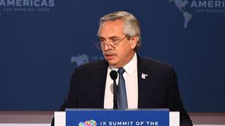 Fernández critica a EE.UU. por los vetos en la Cumbre de las Américas