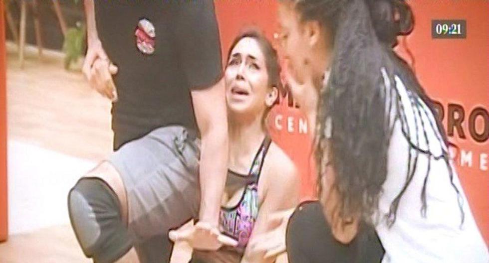 Vania Bludau y los momentos de terror que vivió con terrible lesión en la rodilla. (Foto: Captura América TV)