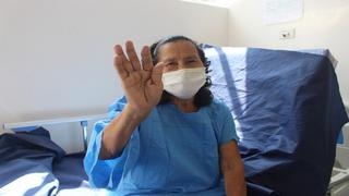 Mujer de 71 años fue dada de alta tras vencer al COVID-19 en el Hospital Emergencia Ate Vitarte