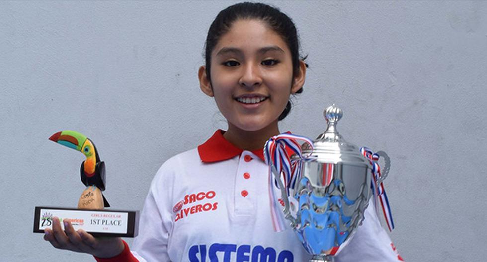 Escolar peruana de 10 años es campeona Panamericana de ajedrez. (Foto: Andina)